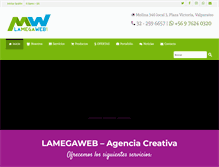 Tablet Screenshot of lamegaweb.com